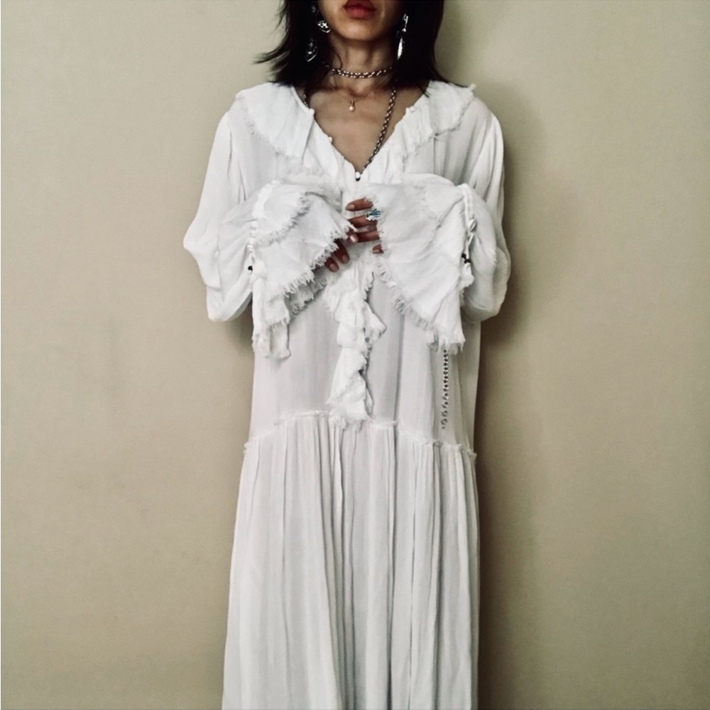 NWOT Free People Maxi Dress - Picture 2 of 12